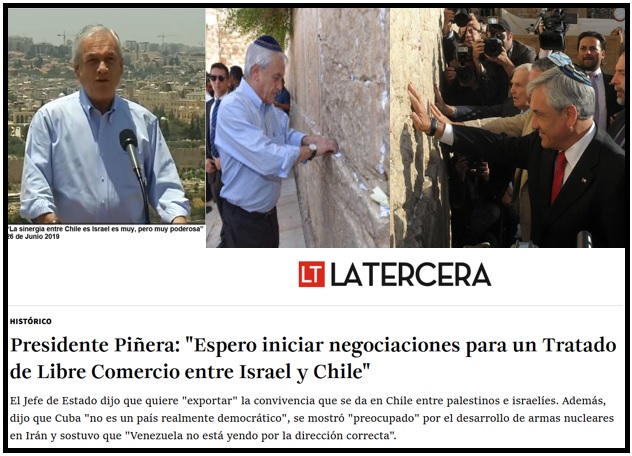 Piñera en Israel